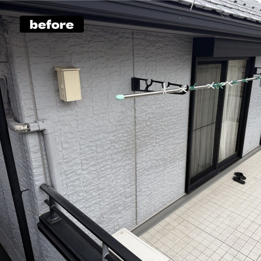 東員町　外壁塗装　施工前