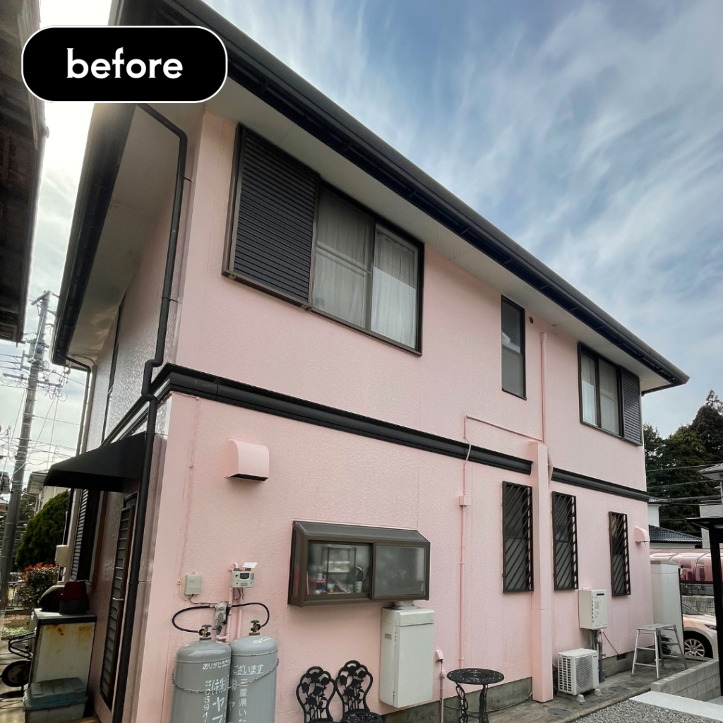 いなべ市　大安町　外壁塗装　施工前