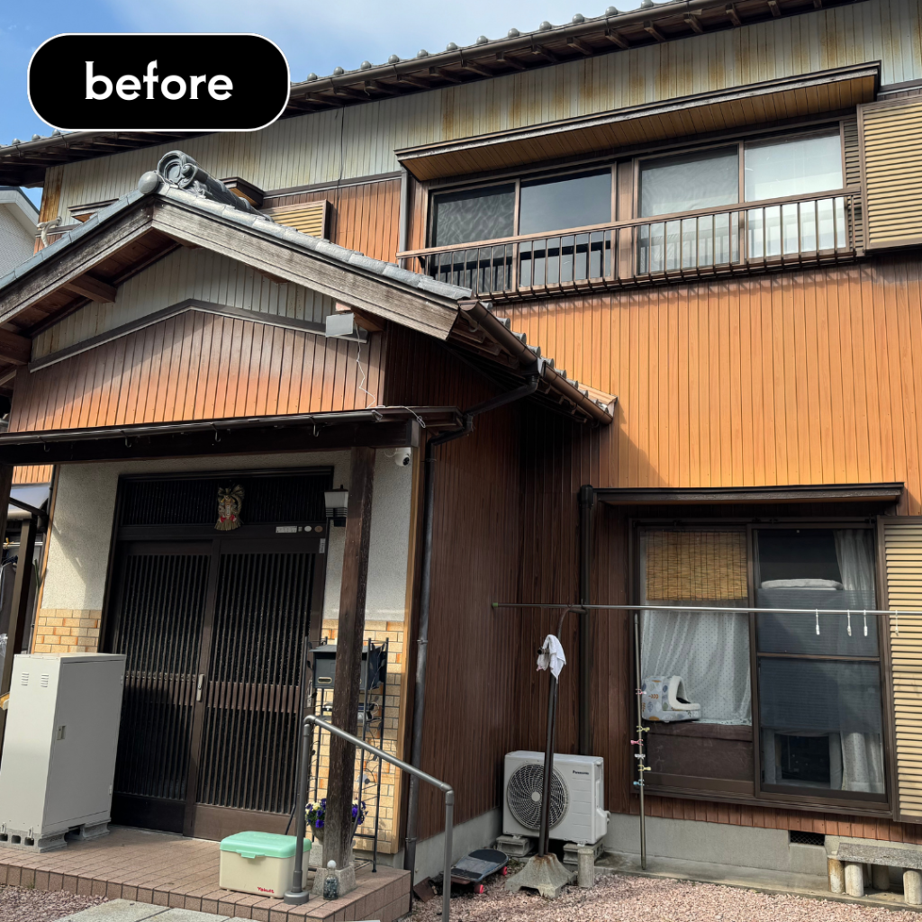いなべ市　大安町　外壁塗装　施工前