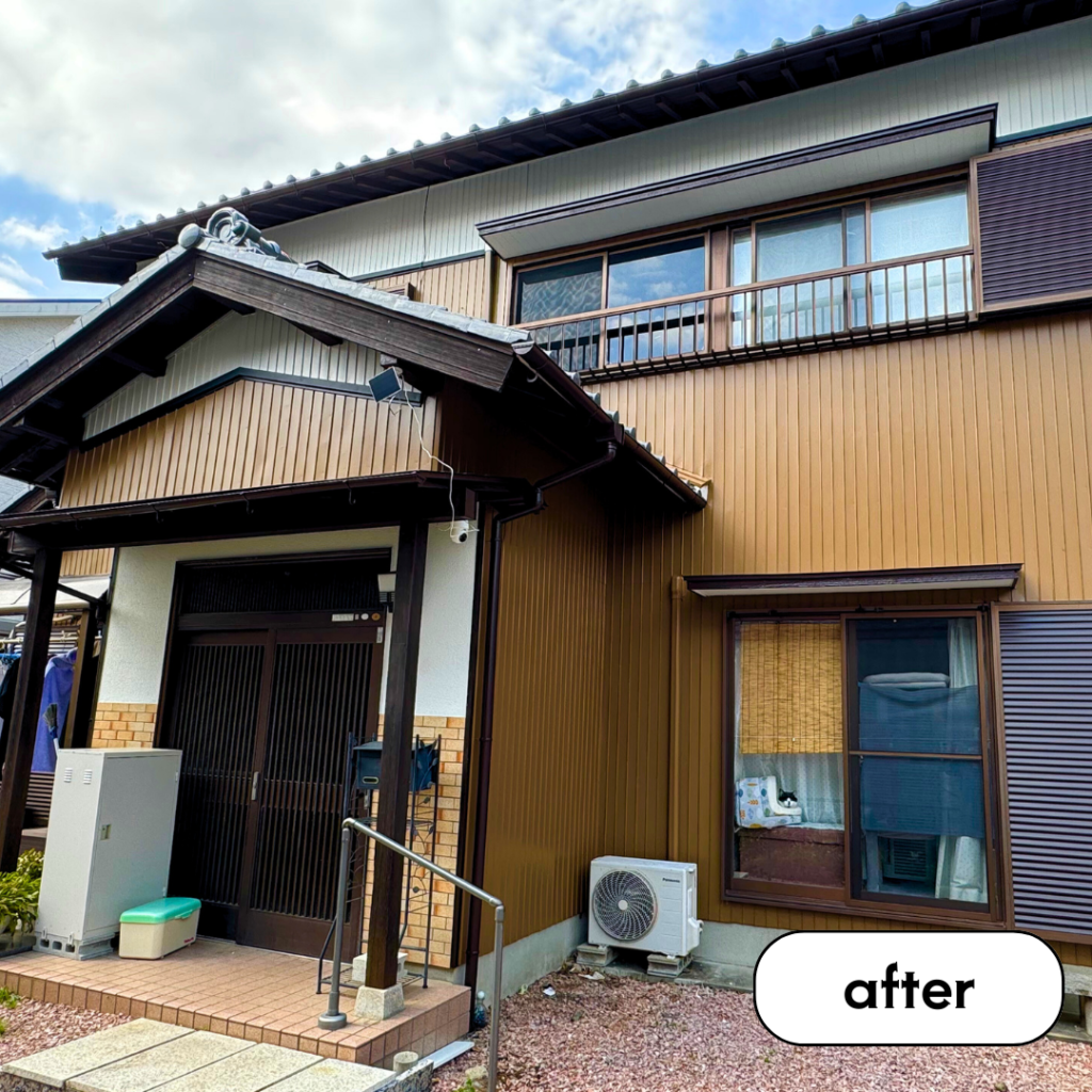 いなべ市　和風　外壁塗装