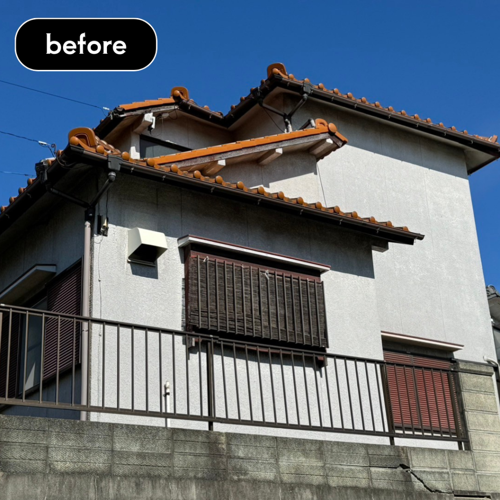 四日市市　外壁塗装　施工前