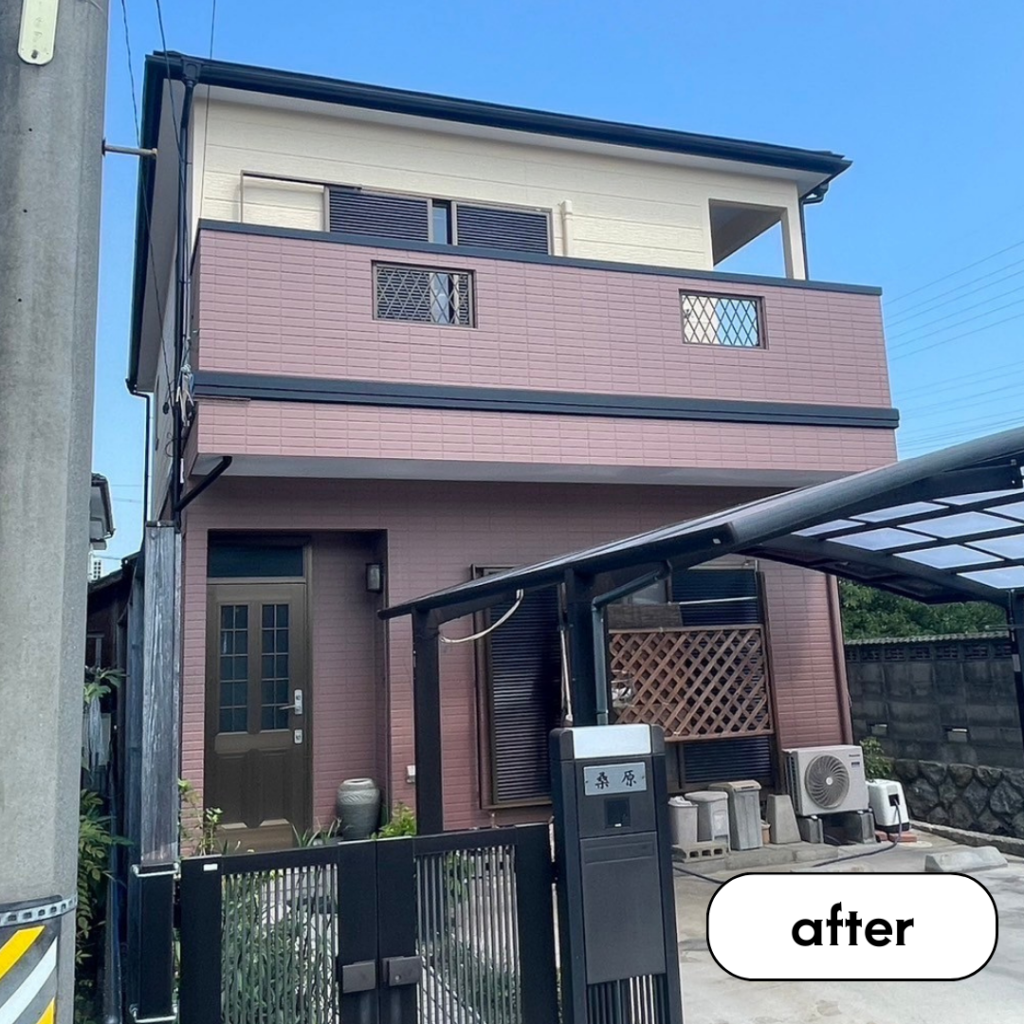 四日市市　海山道町　外壁塗装　施工後