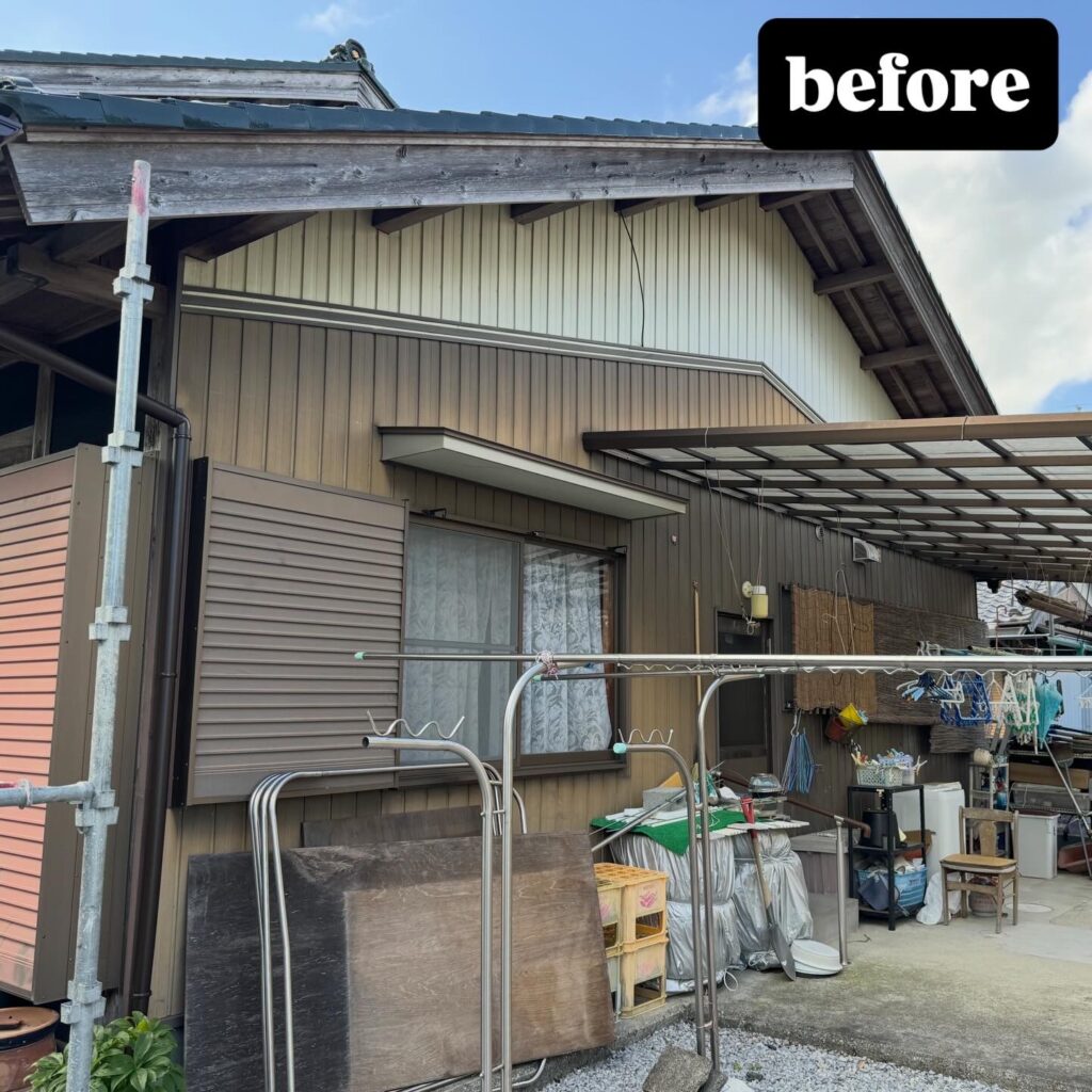 いなべ市　大安町　外壁塗装　施工前