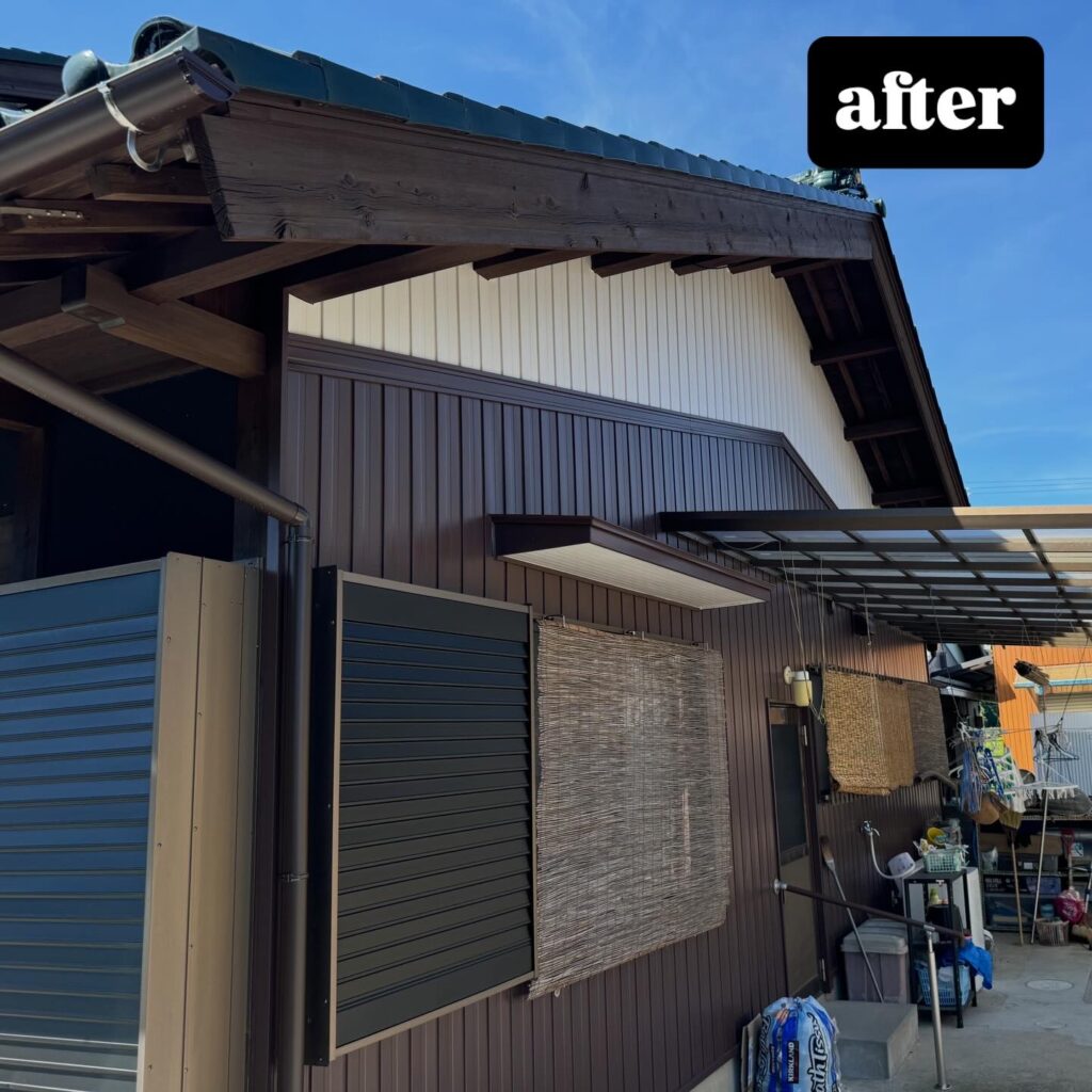 いなべ市　大安町　外壁塗装　施工後