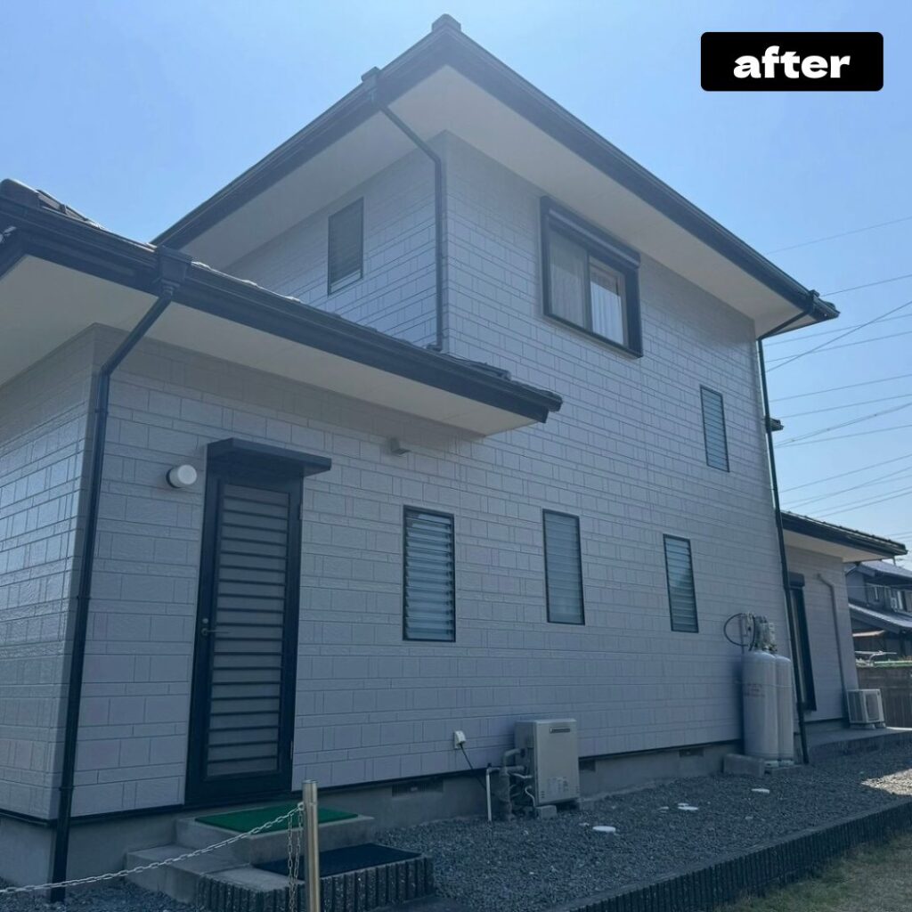 いなべ市　大安町　外壁塗装　施工後