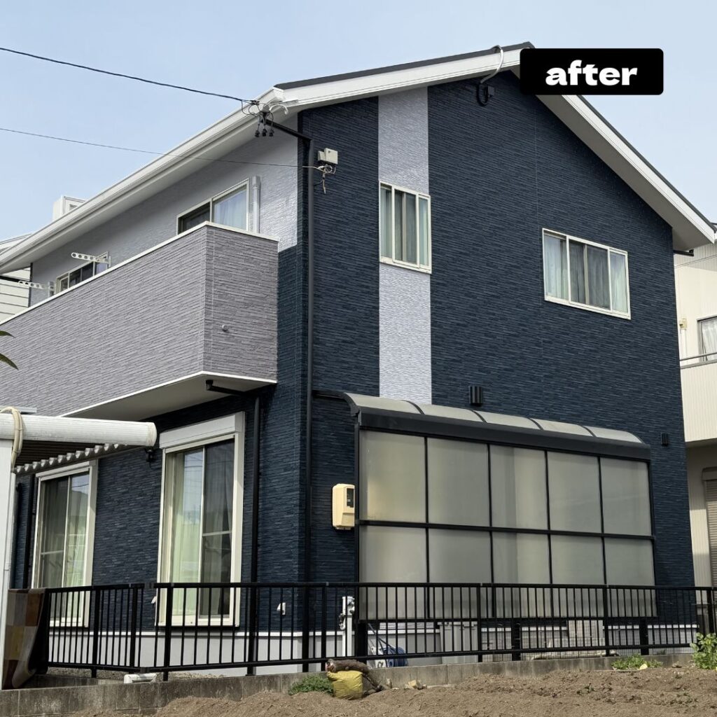 いなべ市 大安町 外壁塗装 施工後