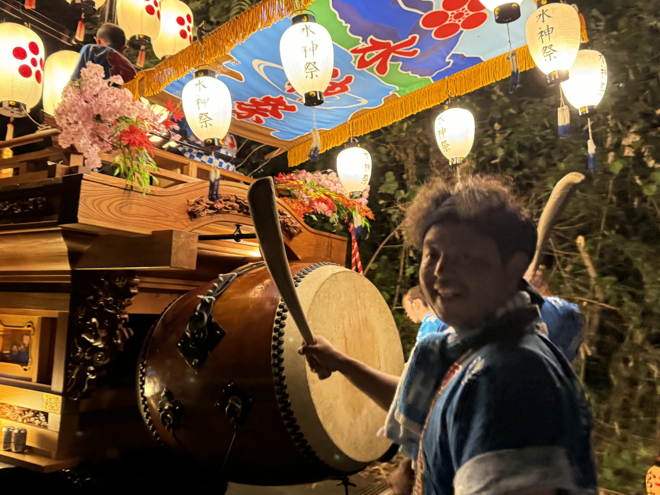 大安町平塚　水神祭り