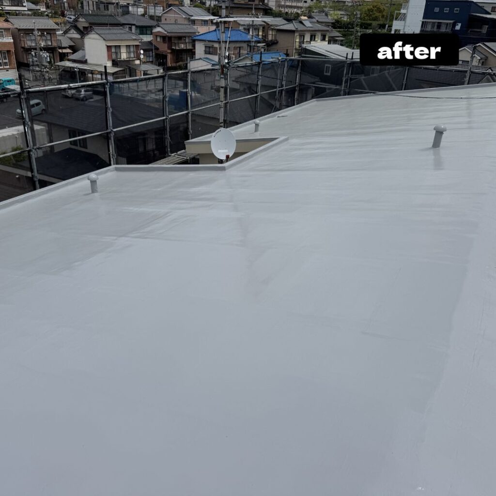 愛知県 尾張旭市 防水工事 施工後