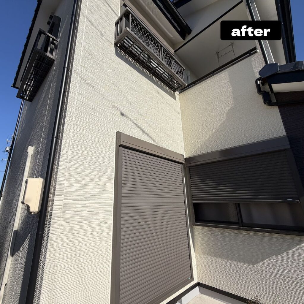 愛知県　小牧市　外壁塗装　施工後