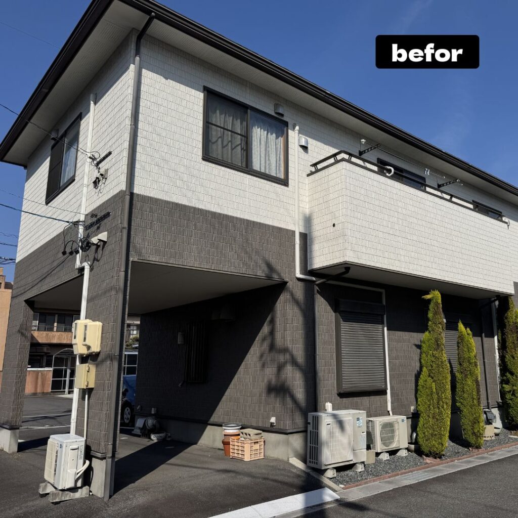 鈴鹿市　白子　外壁塗装　施工前