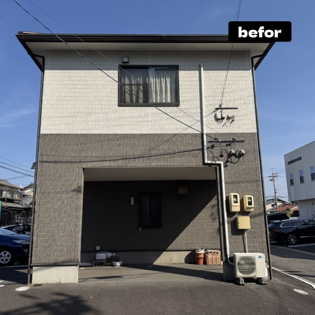 鈴鹿市　白子　外壁塗装　施工前