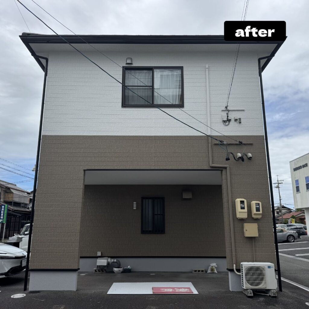 鈴鹿市　白子　外壁塗装　施工後