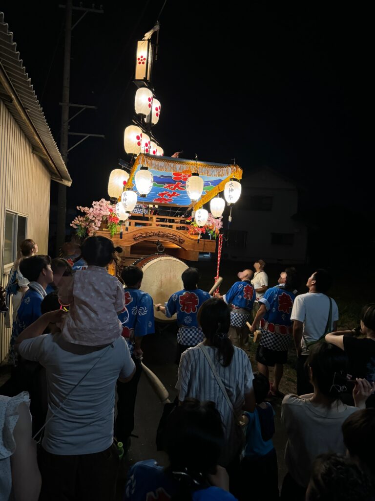 大安町平塚　水神祭り